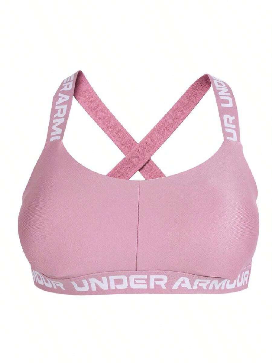 Under Armour 女款運動內衣 UA 交叉背帶低胸運動休閒穿著 1380956-697 - 1380956-697 - 查看 1