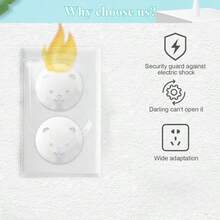5/10/15/20 Piezas Cubiertas de Enchufe de Cabeza Redonda Gruesa - Protectores de Enchufe Resistentes a Impactos, Garantizando la del Hogar - Multicolor - Ver 7