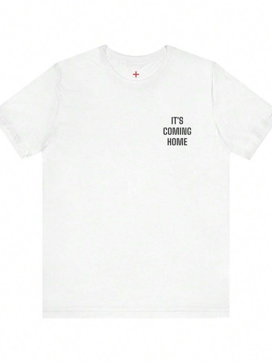 Está volviendo a casa | Camiseta de la Selección de Inglaterra para la Copa Mundial 2026 | Camiseta de aficionado al fútbol - Negro - Ver 1