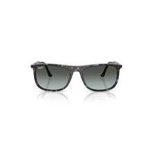 Ray-Ban 61mm Polarized Gradient Rectangular Sunglasses |  | Men Sunglasses - Blue Havana - View 1