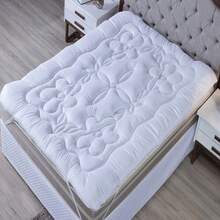 Pillow Top Extra Macio Para Colchão Solteito 0,90 Largura por 1,88 Comprimento Várias Cores - Branco - Visão 2