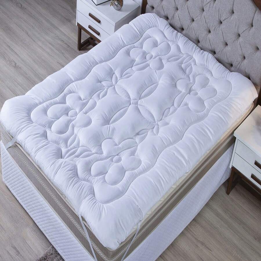 Pillow Top Extra Macio Para Colchão Solteito 0,90 Largura por 1,88 Comprimento Várias Cores