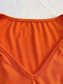 Camiseta de Tirantes para Mujer - Naranja-Rojo - Ver 7