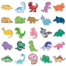 50 Stücke Dinosaurier Doodle Aufkleber, Cartoon Dinosaurier dekorative Aufkleber, DIY Handy Tasse dekorative Aufkleber, Gepäckaufkleber, Party Geschenk Siegelaufkleber - Verschiedenfarbig - Übersicht 4