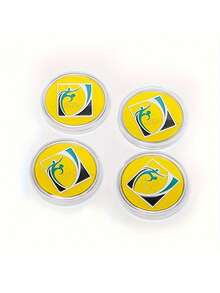 1pc Black & Yellow Double-Sided Colored Coin Toss Coin Flip For Football Training And Referee - Multicolor - View 8