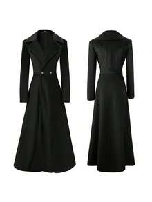 Cosplay Clothing - Women's Velvet Coat/black - View 1