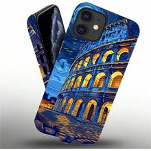 Case For IPhone 16 Pro, Colorful Pineapple Design, Liquid Silicone Case, Impact Resistant, Anti-Scratch, Shockproof - 羅馬競技場 - 查看 3