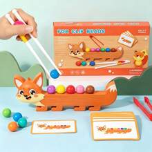 Wooden Fine Motor Skills & Early Education Sorting Toy, Children's Concentration Matching Toy, Montessori Math Educational Toy, Early Education Toy, Thinking Sorting Toy, Concentration Training Toy, Kindergarten Learning Aid, Montessori Matching Toy - Multicolor - View 7