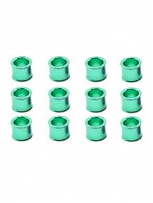 12入多色鴿子腳環 內徑8mm 高度9mm 雙捲邊鋁製鳥腿環 寵物鳥鸚鵡識別環 訓練配件 - 查看 17