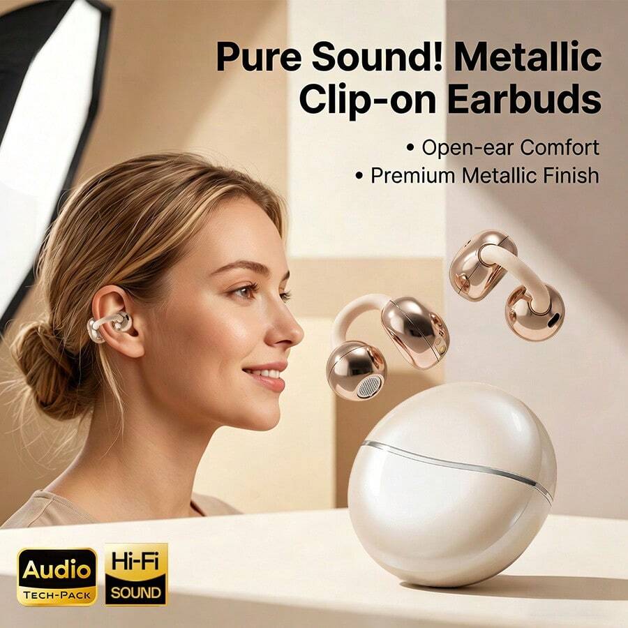 2026新款無線時尚耳機藍牙6.0耳機 HiFi HD音質 充電盒輕量舒適入耳式 ENC杜比音效 HD通話 TWS情侶耳機 適用與Android 萬聖節禮物