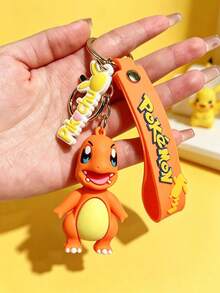 pokemon Móc khóa Pokémon 3D dễ thương, mặt dây chuyền hình nhân vật hoạt hình, móc khóa balo thời trang, phụ kiện trang trí chìa khóa xe hơi, phụ kiện thời trang hàng ngày, đồ trang trí thường ngày, phụ kiện trang trí tiệc. - móc khóa - Xem 13