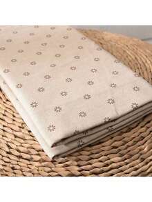 1 mảnh vải pha polyester họa tiết hoa màu nâu, thích hợp để may chăn, may vá thủ công, làm vỏ bọc ghế sofa, rèm cửa, túi xách, gối, bọc đồ nội thất - Chỉ giặt tay, cắt theo kích thước yêu cầu. - Nhiều màu - Xem 16