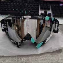 TUOGTCI Unisex PC Lens Off-Road Motorcycle Riding Goggles, Outdoor Sports Protective Eyewear, Windproof Dustproof Goggles, For Ordinary Decorative Use - Polycarbonate Frames, No Optical Power - Multicolor - View 23