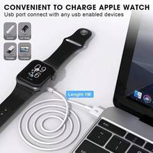 2026 高品質 USB 快充磁吸式 無線充電器，適用於 Series S10 S9 9 8 7 6 5 4 3 2 Ultra SE，便攜式手錶無線充電器 - 查看 8