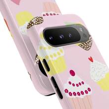 Apple 17 16 15Pro Max Plus Cupcake Pattern Mobile Phone Case |   Durable Cases 23 24 25 26 - 白色 - 查看 2