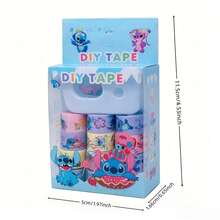 12入迷你 Lilo & Stitch 動漫貼紙，防水 DIY 手作貼紙，適用於日記本、剪貼簿、筆電、水瓶、滑板、汽車與安全帽。理想禮物、開學文具、教師禮品、節慶裝飾與 DIY 標籤 - A - 查看 2