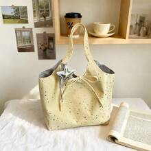 Bolso de Cuero Genuino de Lujo, Clásico y Elegante, Adecuado para Uso Diario y Ceremonias. - Blanco - Ver 10