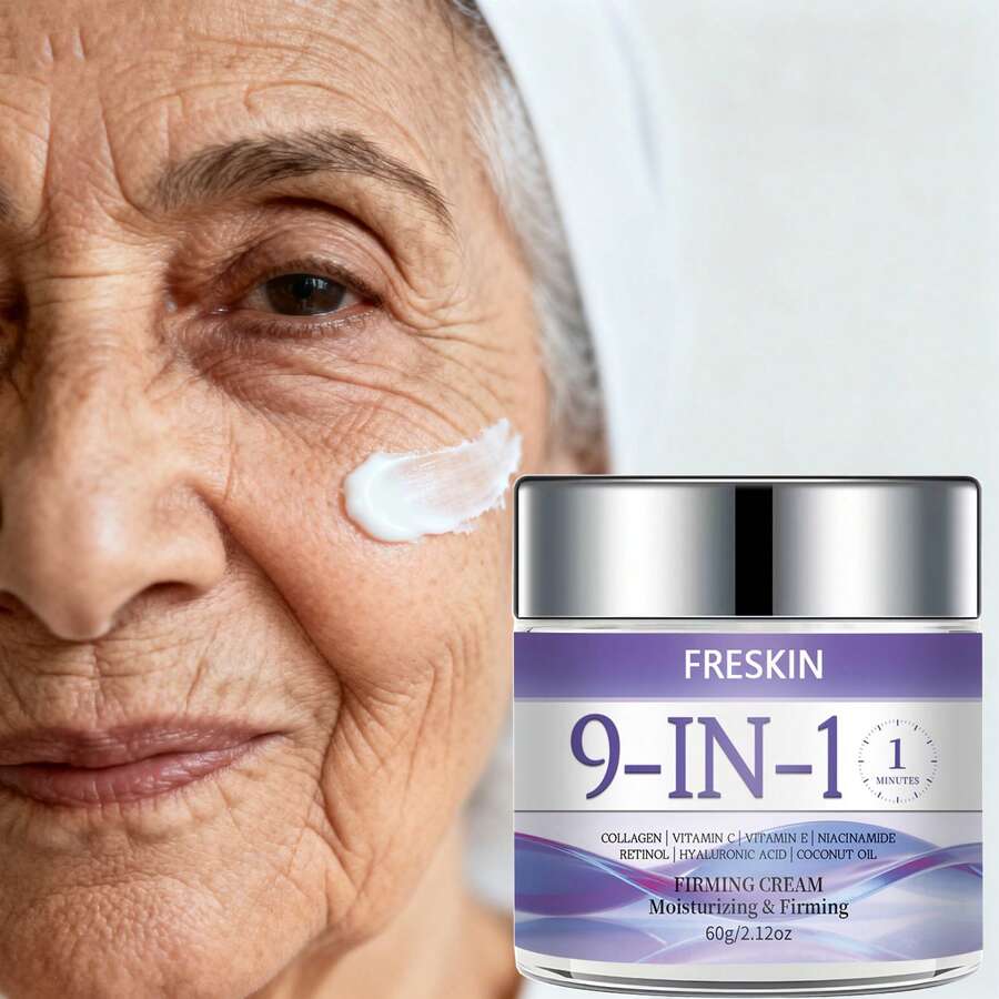 FRESKIN 瞬效緊緻提拉霜，平滑提拉緊緻，提拉緊緻肌膚，亮白平滑肌膚，均勻膚色，適用於所有膚質，提拉、緊緻、護膚；讓肌膚顯年輕 - 抗皺乳霜 - 查看 1