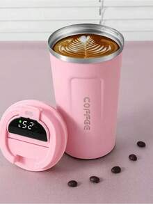 Thermal Mug With Lid And LED Temperature Display, 510 Ml, For Hot And Cold Drinks - Multicolor - View 8