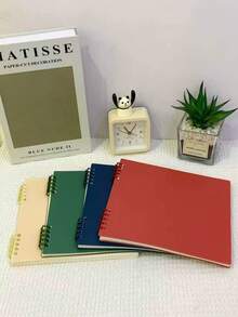 One Flip-Page Loose-Leaf Notebook With Removable Top-Opening Mesh. Suitable For: Error Correction Notebook, Memo Book, Planner, Journal, Color Notebook, Exercise Book, Back-To-School Season, Stationery, Holiday Gifts, Composition Notebook, And School Use. - Multicolor - View 9
