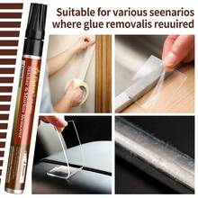 FLYSEA 1pc Car Adhesive Remover Pen, Quickly Removes Stubborn Sticker Residue, Handwritten Marks, Furniture Glue, Glass Residue, Suitable For Wood, Car Paint, Marble, Ceramic, Glass - A - View 4