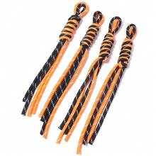 4pcs/Pack Contrast Color Knotted Rope Creative Handmade Braided Lanyard 25cm DIY Phone Charm Decoration Accessories Phone Bag Keychain Hanging Rope - Color-blocked Knotted Rope - View 16