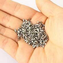 100pcs Stainless Steel Piercing Jewelry Replacement Accessories, Pointed Cone Eyebrow Studs, Lip Studs, Tongue Studs, Ear Studs, Horseshoe Rings, Belly Rings, In Stock - Steel - View 8