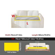 1pc Comfortable Flannel Sofa Cover, Non-Slip Machine Washable Sofa Protector, Soft Warm Sofa Pad, Suitable For Pets And Home Daily Use - Multiple Styles - View 24