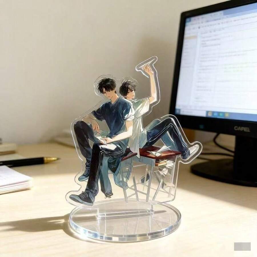 Paper Airplane Clear Sky New Style Acrylic Anime Merchandise Desktop Decor Standee, Perfect Gift For Collection And Display, Also Suitable As A Gift For Friends - Multicolor - View 1