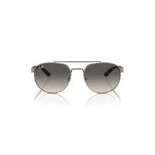 Ray-Ban 56mm Gradient Irregular Sunglasses |  | Men Sunglasses - Gunmetal - View 1