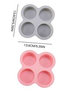 1pc Silicone Air Fryer Egg Pan, Reusable Egg Mold, Non-Stick Air Fryer Baking Tray, 3/4 Cavity Pancake Mold, Suitable For Sandwich, Burger Baking, Air Fryer Accessories - Multicolor - View 11