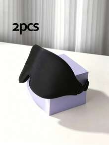 1pc 3D Eye Contour Sleep Mask, Zero Eye Pressure Eye Cover, Soft And Comfortable For Deep Sleep And Yoga Relaxation, Adjustable Strap Fits Different Head Shapes, Suitable For Deep Sleep, Napping, Travel Rest, Ideal Gift Choice - A - View 13
