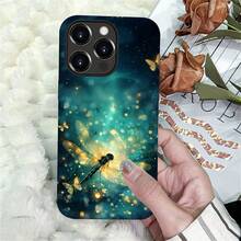 Case For IPhone 16 Pro, Colorful Pineapple Design, Liquid Silicone Case, Impact Resistant, Anti-Scratch, Shockproof - 藍蝴蝶蜻蜓 - 查看 5