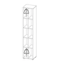 Dmora Bookcases - สีน้ำตาล - ดู 5