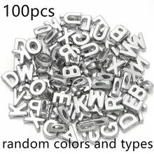 100/200顆/包 壓克力英文字母珠，彩色迷你英文字母珠，適用於DIY手鍊、鑰匙圈、吊飾裝飾 - 迷你字母珠 - 查看 10
