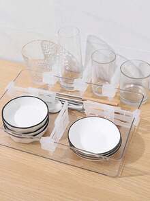 可調節冰箱層架,適用於1/5/10/20件物品,適合飲料與醬料存放,可伸縮冰箱收納架,側門儲物空間,最大化冰箱冷凍庫儲物空間,保持物品整齊有序 - 無色 - 查看 11