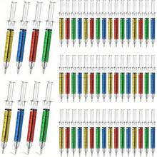 4 buah Pulpen Bentuk Suntik Kreatif - Warna Acak, Pulpen Desain Suntik Multi-Warna Lucu dan Unik, Hadiah Kreatif untuk Perawat dan Dokter, Cocok untuk Ulang Tahun, Pesta, dan Perlengkapan Sekolah - MultiWarna - View 10