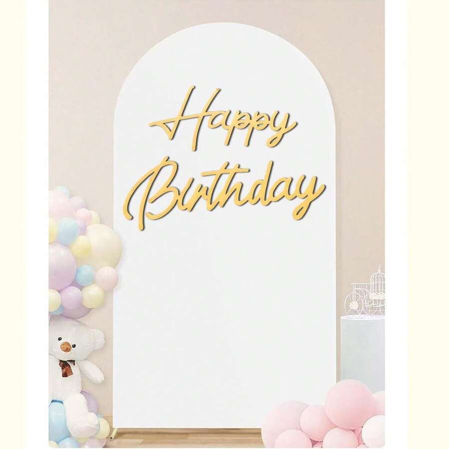 Custom Wooden Name Sign - Personalized Laser Cut Letters, Classic Style, Unpainted Wood For Painting Or Glitter Inlay, Ideal Home Decor, Christmas Gift - A - View 1