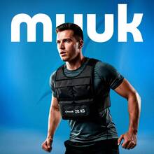 MUUK FITNESS Weighted Vest - Black 20 Kg - View 10