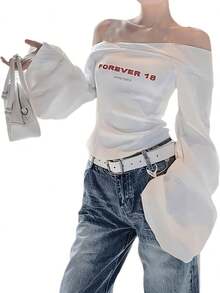 Women Tops - White - View 4