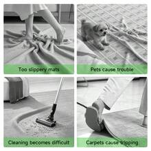 Trimmable Anti-Slip Carpet Tape, Washable Reusable Fixation Sticker, Anti-Shift Anti-Curling Carpet Gripper, Multipurpose Invisible Anti-Slip Sticker, Waterproof Carpet Tape - 6PCS-s - View 2