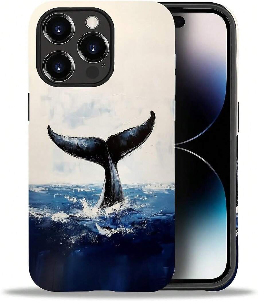 Case For IPhone 16 Pro, Colorful Pineapple Design, Liquid Silicone Case, Impact Resistant, Anti-Scratch, Shockproof - 鯨尾 - 查看 1