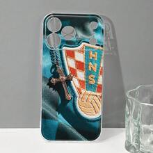 Funda para teléfono - Estilo cruzado - Impresión 2D estilo croata - Resistente y duradera |   Protección de la cámara |   Protección corporal |   Agradable para la piel y antideslizante |   Moda de lujo, impresión UV adecuada para iPhone 17/16/15/14/13/12/11/Plus/Pro/Max - Funda suave de TPU transparente, ofrece protección contra golpes, ideal para regalos, eventos navideños y actividades de invierno. Regalo para el Festival de los Fans. - Color mixto 1 - Ver 5