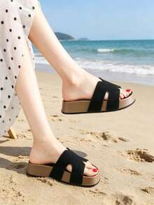 Sandal nữ mới màu đen, sandal đục lỗ, dép lê mùa hè (nhỏ hơn 2 size), giày mule, giày loafer, sandal nữ, giày đi du lịch, sandal nữ mùa hè, thoải mái thường ngày, sandal màu đen, sandal bệt thời trang đơn giản, sandal nữ thanh lịch, giày đi biển, dép lê nữ, giày bệt nửa kín, du lịch ngoài trời, giày nữ thoải mái, dép lê, sandal bệt nữ, sandal nữ cổ điển, dép đi trong nhà, sandal màu be, sandal màu đen, sandal - màu đen - Xem 5