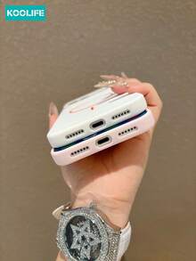 KOOLIFE White Magnetic TPU Phone Case, With Thin Ring, Contrast Ring And Lens Frame Design, Matte Texture, Anti-Drop And Anti-Scratch, Compatible With Iphone 18 Pro/18 Pro Max/17/17 Pro/17 Pro Max/16/15/14/13 - White - View 9