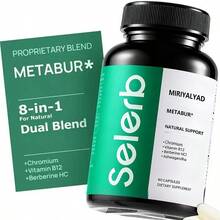 Miriyalyad Selerb Metaburn Metabolism Capsules, Natural  Support Supplement, 60 Count For Metabolic Burn - 3PCS - View 2