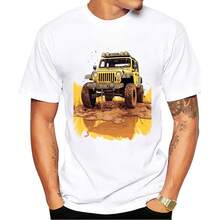 TEEHUB, Vintage Road Trip T-Shirts, Off-Road Adventure T-Shirts For Men, Short Sleeve Travel Car Print T-Shirt For Kids, WLOI Sports T-Shirts - 2 - 查看 10