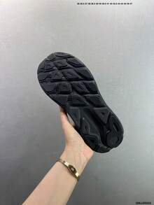 Hoka One One CLIFTON 9 Road Running Shoes, Breathable, Lightweight, Cushioned, Anti-Slip, Suitable For All Seasons, Black Color For Men And Women - Black - View 6