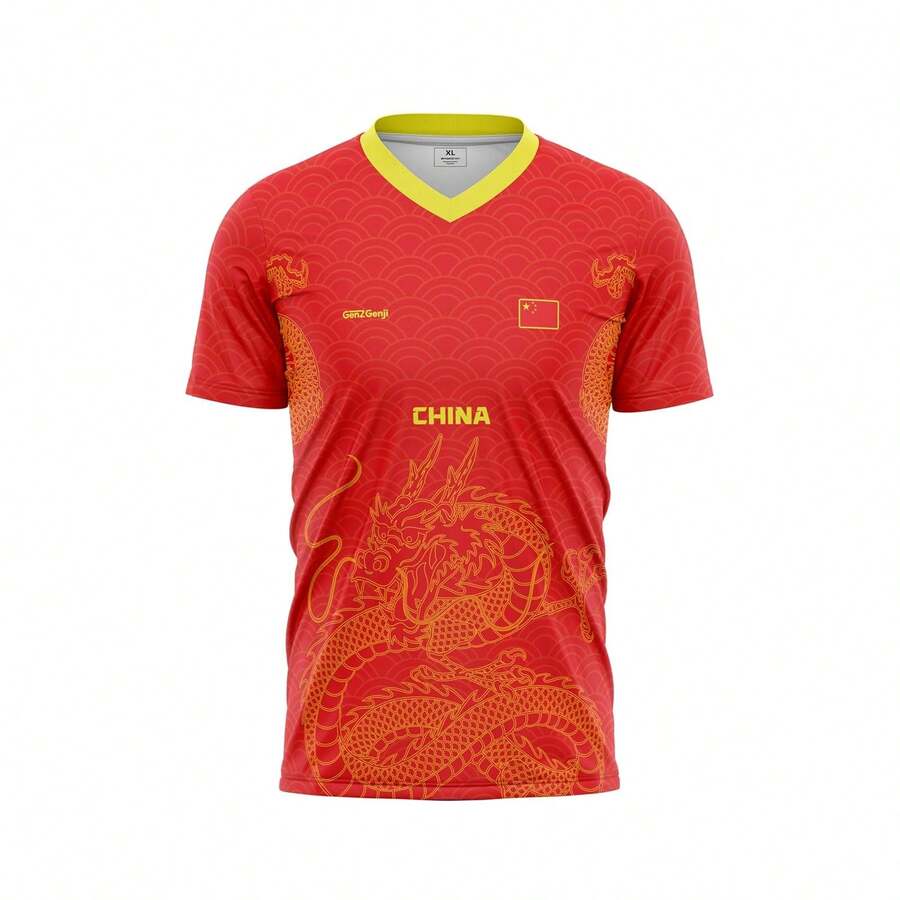 2026 USA-Canadian Cup National Team JerseysGenZGenji China Football/Soccer Jersey | National Team Supporter's Edition 2026(Home And Away) - Style - View 1