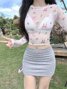 Women Tops - Black - View 8